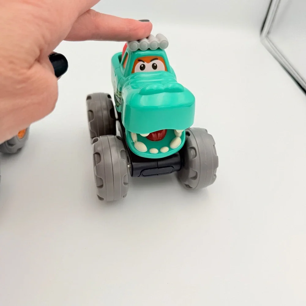 Monster Truck Toys Cheetah Crocodile Set Roaring Sounds Kids‎ Friction Push Pull